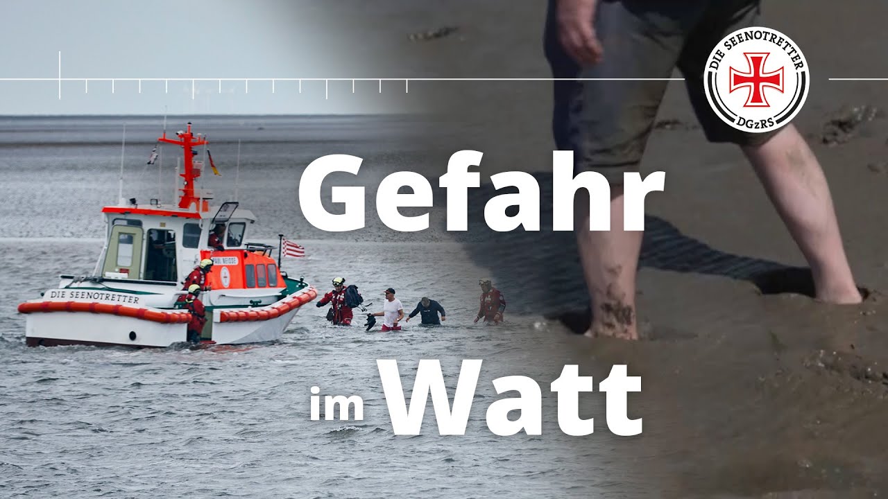 Gefahr im Watt: Seenotretter im Einsatz für Wattwanderer