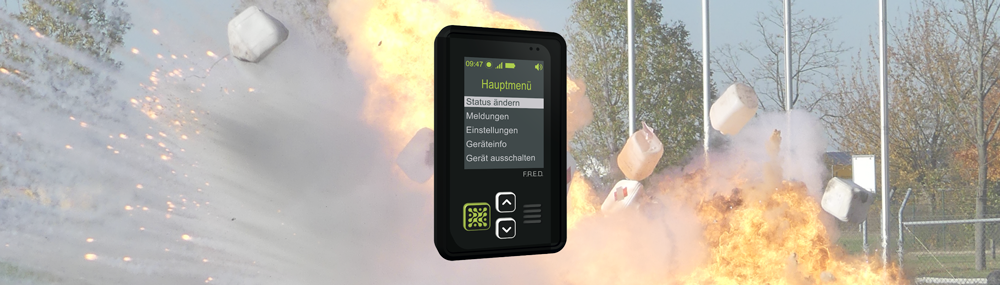 Interschutz 2022: GroupAlarm bringt den neuen Pager F.R.E.D. an den Start