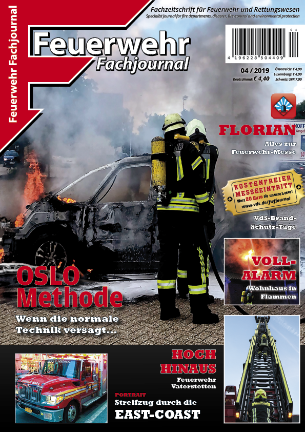 Cover September 2019 Feuerwehr Fachjournal OSLO-Methode