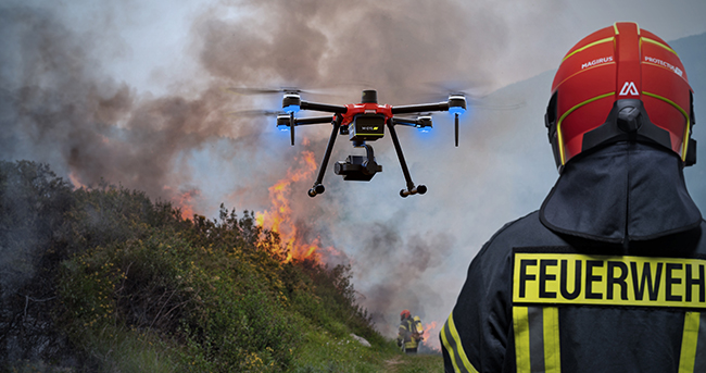 Lageerkundung und Einsatzüberwachung aus der Luft: Magirus bringt mit “M-Eye” eine eigene UAV auf den Markt