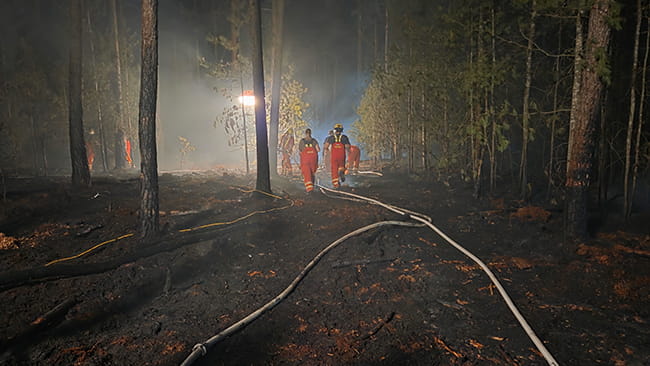 Waldbrand in Neubau am See in der Oberpfalz am 27.05.2026 6 20260527 Waldbrand Neubaeu 8