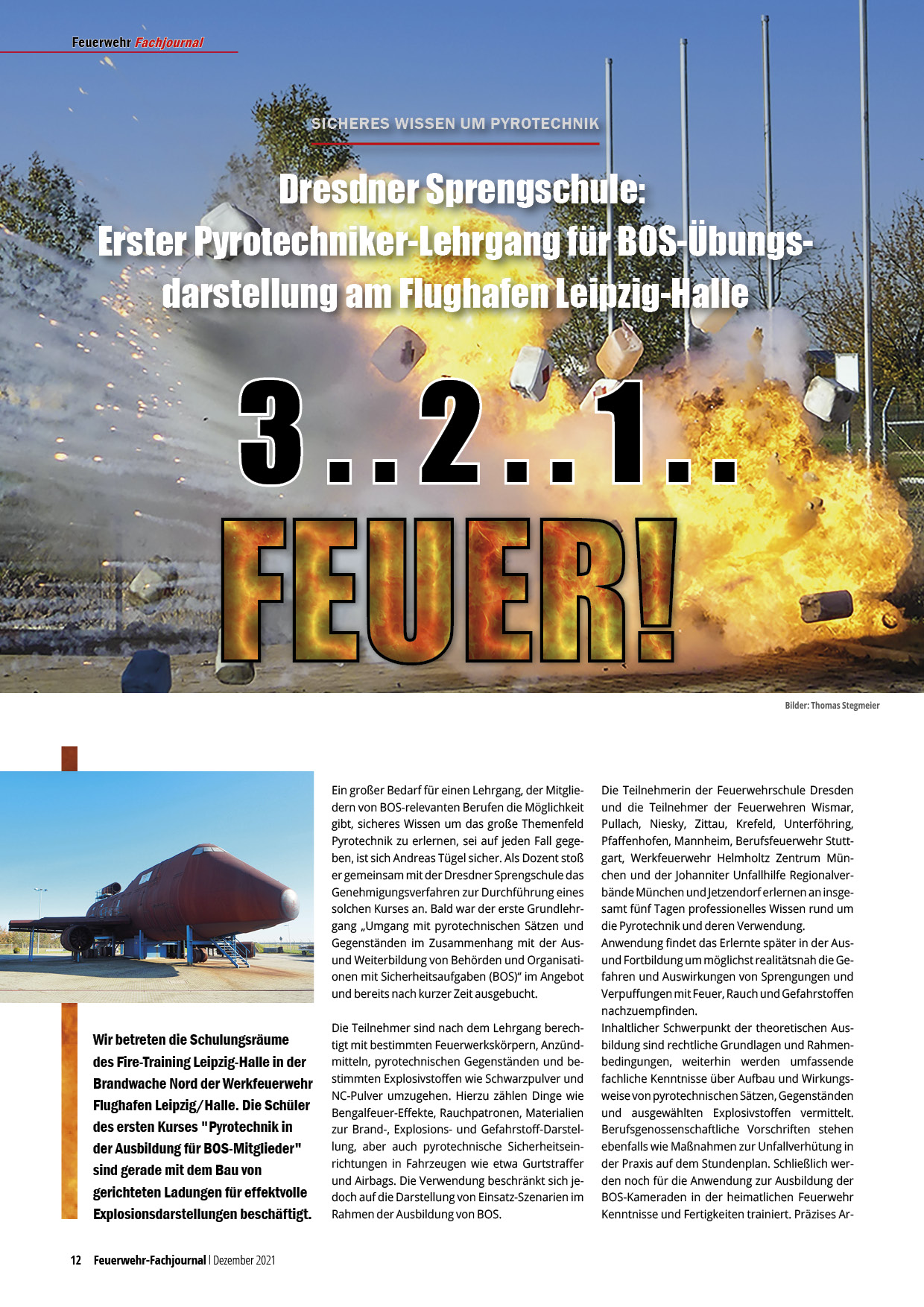 Sprengschule Dresden Pyrotechnik Ausbildung