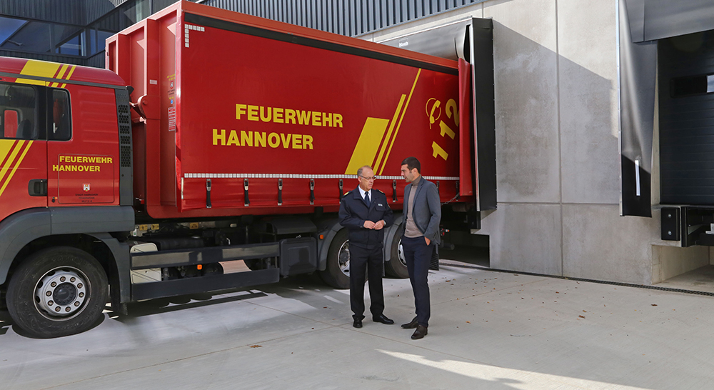 Neuer Logistikstandort Bevölkerungsschutz der Landeshauptstadt Hannover