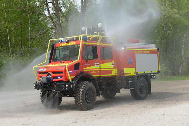 Unimog U 5023 auf der RETTmobil 2023