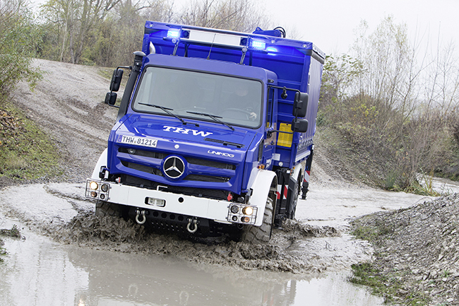 Mercedes-Benz Unimog U 5023 auf der Demopark 2023