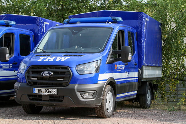 THW Fuhrpark erhält Verstärkung - 20 von insgesamt 750 neuen Mannschaftlastwagen übergeben 2 THW Fuhrpark