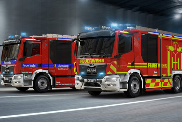 83 neue HLF für Berufsfeuerwehren München und Augsburg 8 83 HLF20 Feuerwehr Augsb Muenchen 001 s