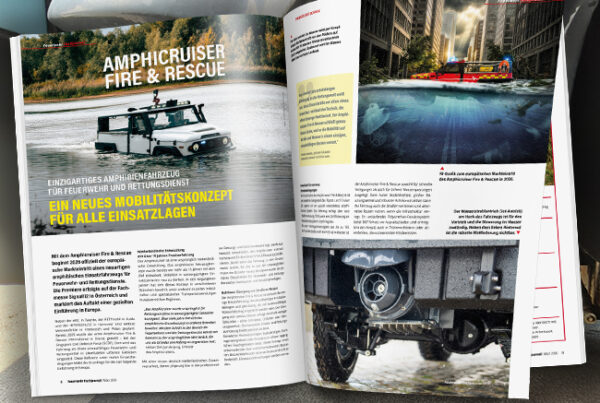 Amphicruiser Fire & Rescue begeistert auf Signal112 in Oberwart