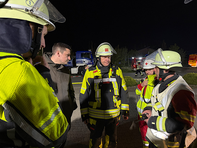 Brand Michelsneukirchen 1. Mai