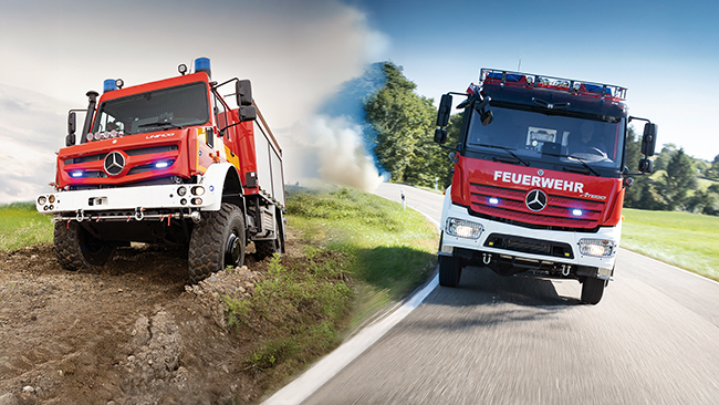 RETTmobil 2025: Mercedes-Benz Special Trucks stellt Unimog TLF 3000 und Atego HLF 10 vor 3 DaimlerTruckRETTmobil25 1s
