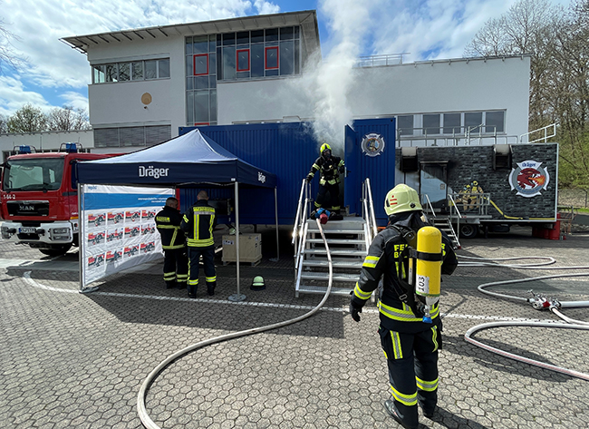 Neue Trainingsanlage für die Realbrandausbildung in Hessen