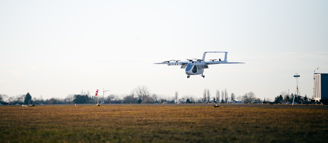 ERC System eVTOL Prototyp Romeo im Flug