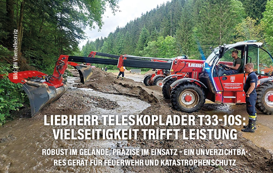 September 2025 – Teleskoplader mit Wechselwerkzeugen für multiplen Einsatz