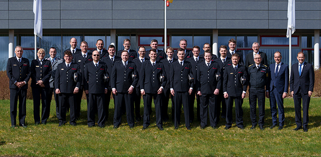 Feierliche Ernennung bei der Bundeswehr-Feuerwehr