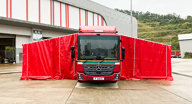 Feuerwehr Hongkong kühlt seine Einsatzkräfte im Work-Rest 15 effektiv