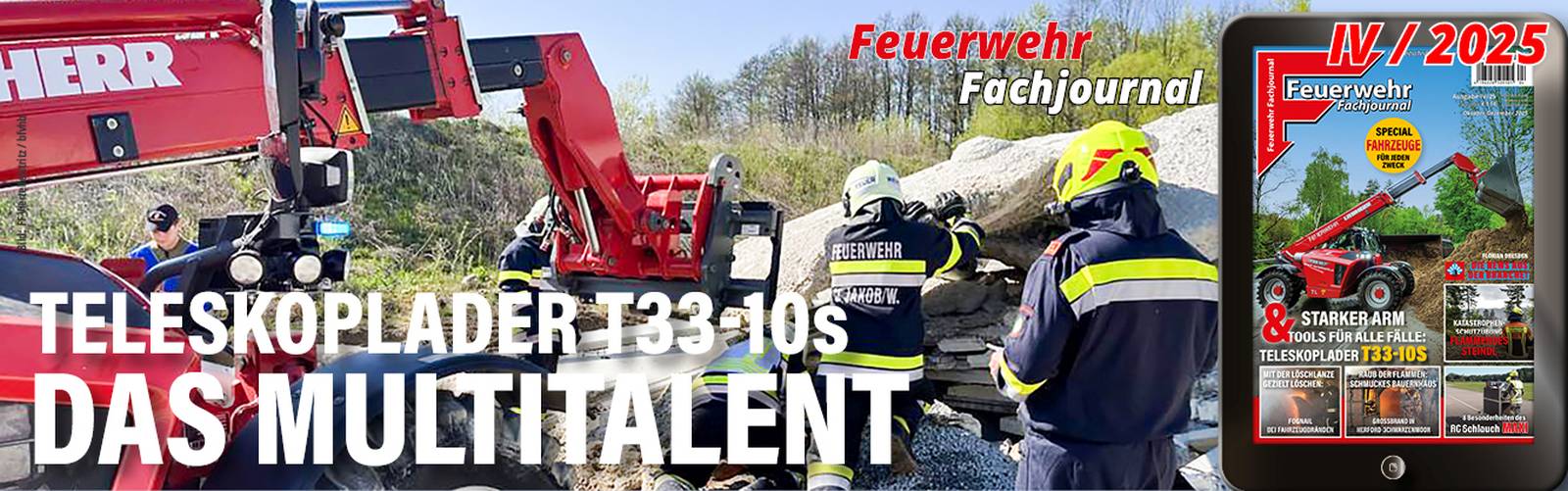 Einblicke in Ausgabe IV 2025: Teleskoplader T33-10s