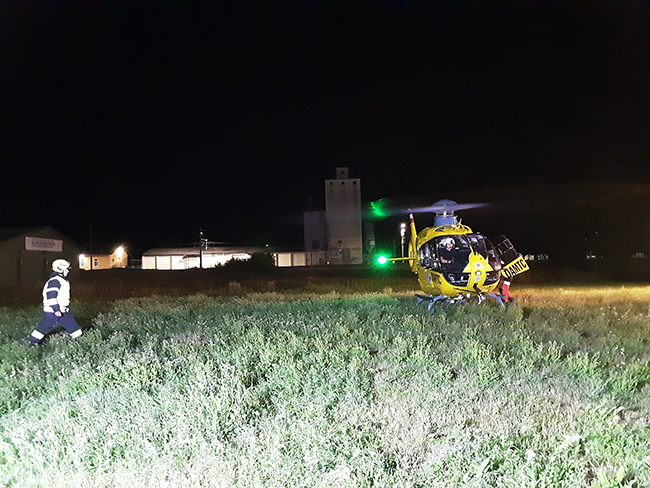 Preding-Wieselsdorf, Österreich: Pkw durchbricht Schranken – Fahrer schwer verletzt 3 Feuerwehr Preding VU 13Juli25 5s