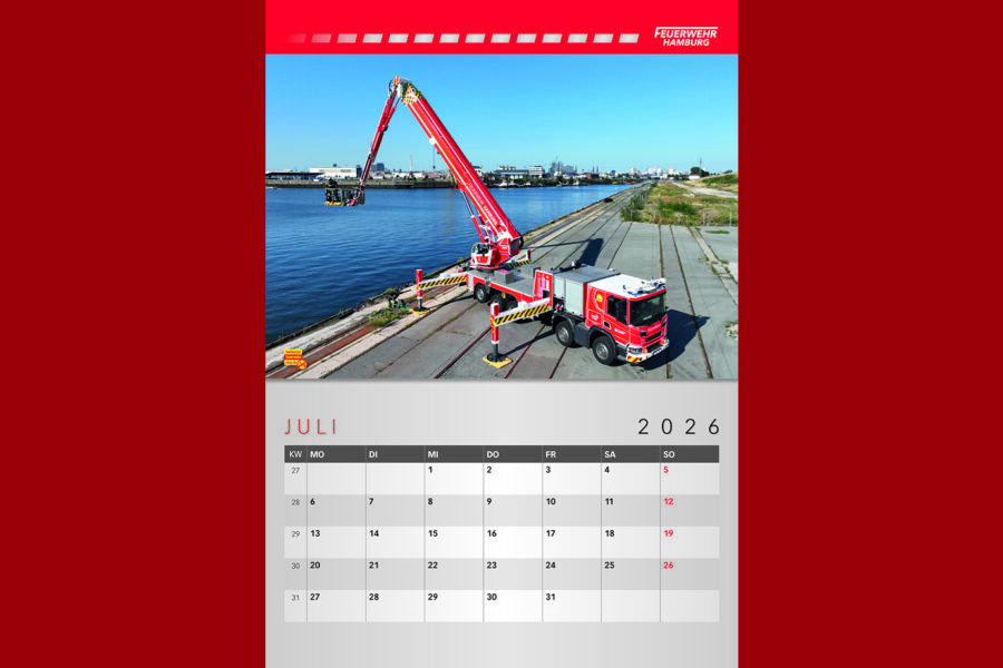 Feuerwehr-Kalender 2026 Hamburg erschienen 9 Feuerwehrkalender Hamburg b