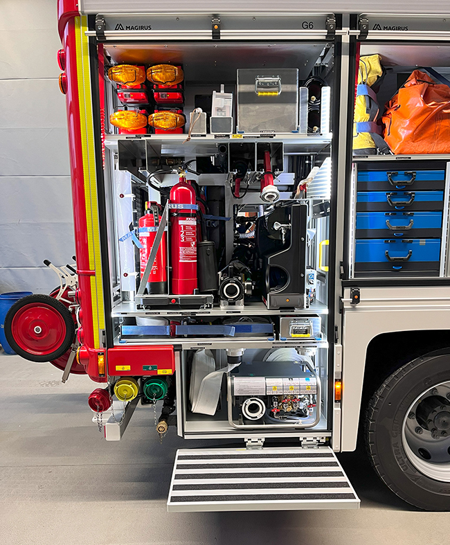 DZ1000 light: tragbares Zumischsystem für den Einbau in Feuerwehrfahrzeuge