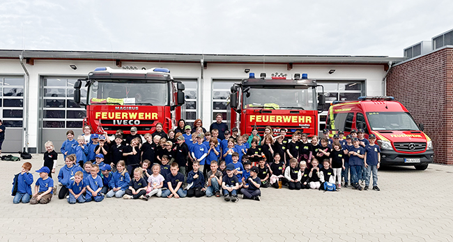 Flämmchen-Prüfung der Kinderfeuerwehren der Samtgemeinde Mittelweser
