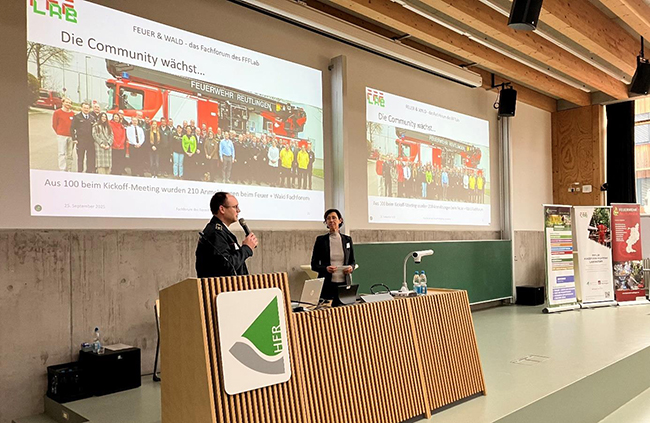 Fachforum Feuer & Wald des Forest Fire Fighting Laboratory (FFFLab) 9 Forest Fire Fighting Laboratory Fachforum Feuer Wald 2025 09 s