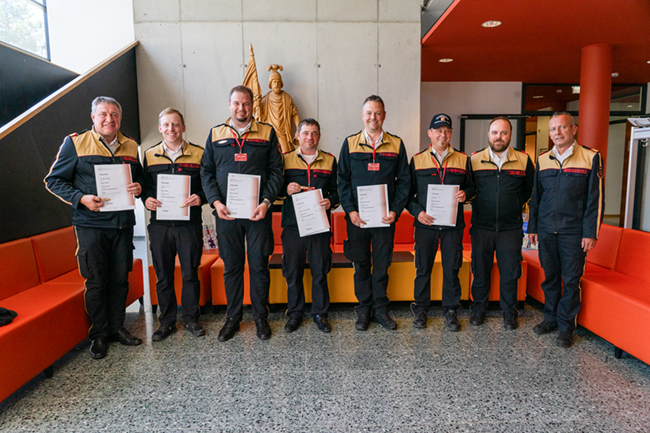 Funk-Leistungsprüfung Gold erstmals in Tirol ausgetragen 7 Funkleistungspruefung Tirol Gold 112s