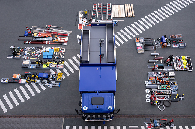 Gerätekraftwagen THW - standardisierte Ausstattung