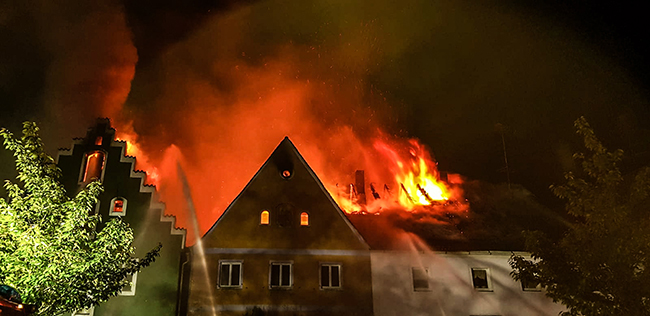 Großbrand 25. Mai 2020 Hohenburg 1 Großbrand Hohenburg 25. Mai 2020
