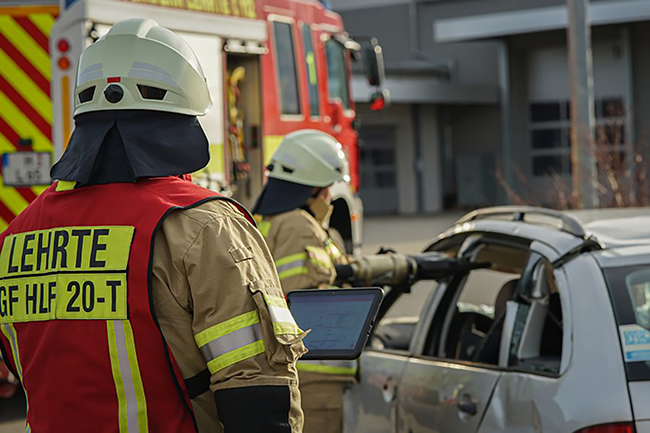 DIGITALE FEUERWEHR: MIT DEM TABLET ZUM EINSATZ