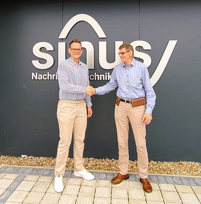 Sinus Nachrichtentechnik übernimmt DT Digitaltechnik 1 Sinus NT Marcus Landschof und Steffen Obst