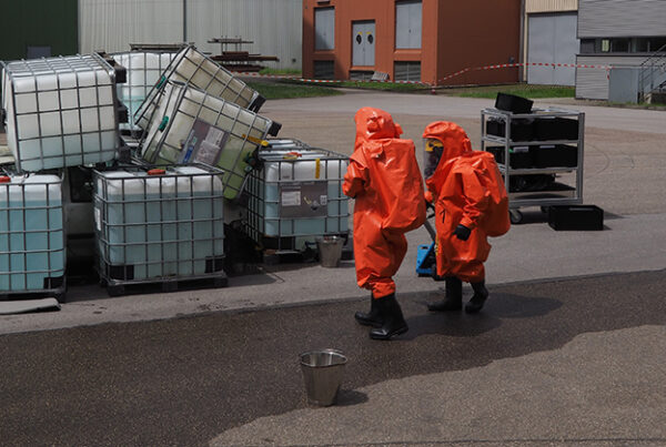 Symbolbild Chemikalienschutzanzug