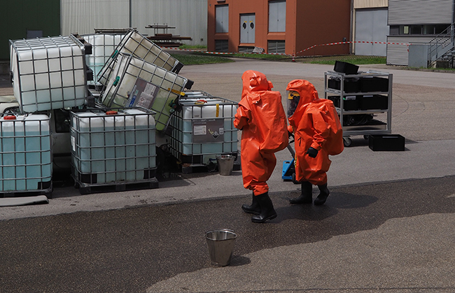 Chemieunfall in Schwimmbad – eine Person verletzt