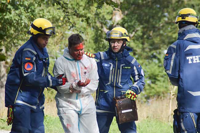 Feuerwehr Fachjournal 1 thw übung minerva