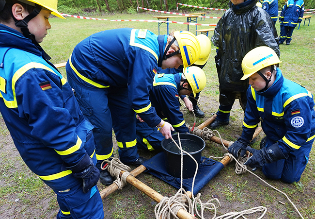 Rekord-Beteiligung beim Landesjugendwettkampf des THW