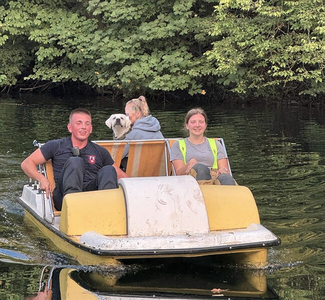 Tretboot Feuerwehr Ratingen s 1