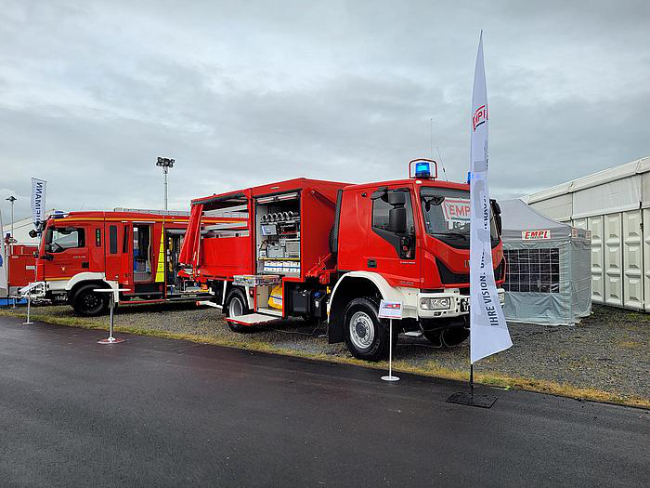 EMPL präsentierte 2 Fahrzeuge auf der RETTmobil in Fulda