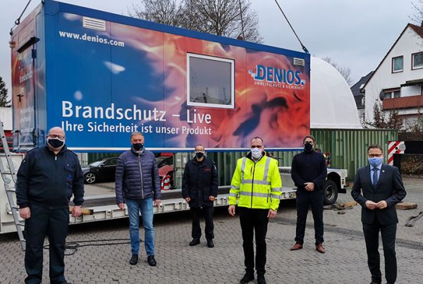 DENIOS spendet Brandsimulationssystem an die Feuerwehr Bad Oeynhausen 7 DENIOS spendet Brandsimulationssystem