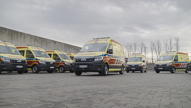 MAN TGE Amulanzwesen Polen