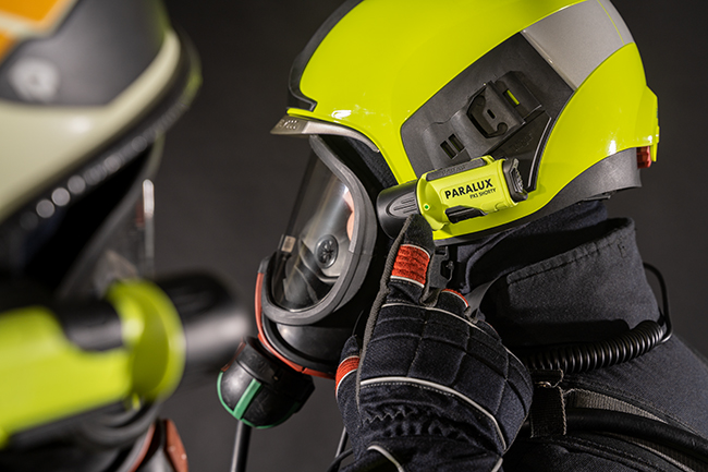 parat paralux px1shorty feuerwehr batterieindikator