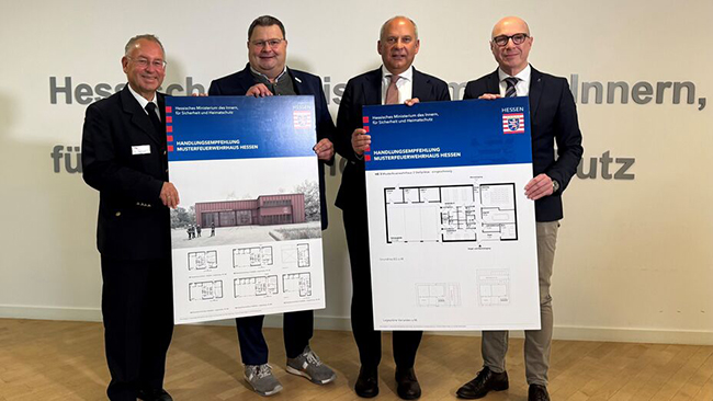 Standardisierte Feuerwehrhäuser in Hessen tatkräftig unterstützt 1 Standardisierte Feuerwehrhäuser - Konzeptvorstellung